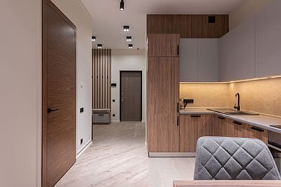 Sleek Laminate Flooring Enhancing Modern Interior Aesthetics