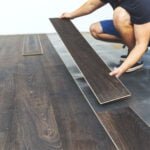 Experts at work in luxury vinyl installation in DeWitt, MI